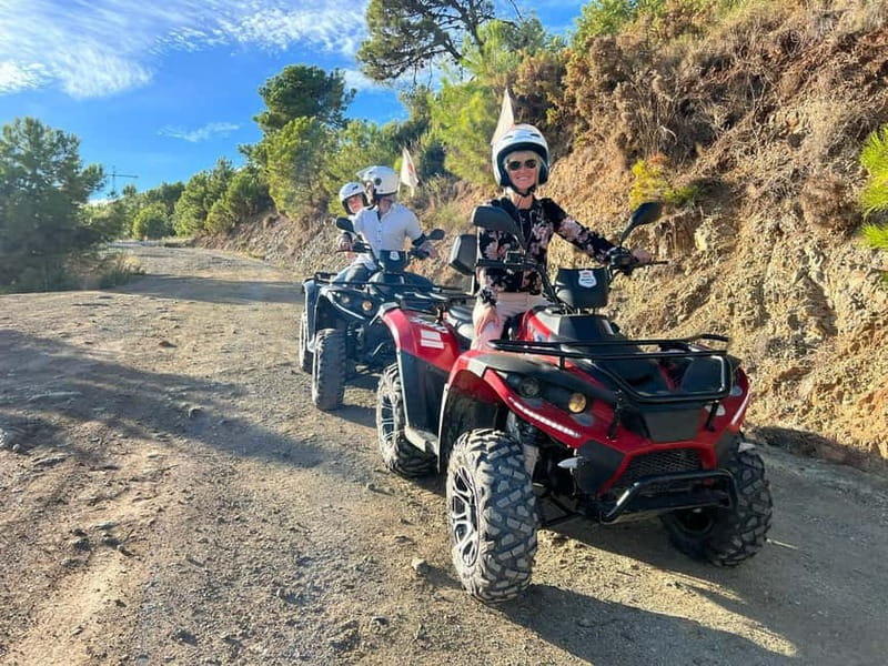 2 hours Quad Tour Marbella - 170€ per Quad up to 2 people - Crossing rivers and swimming near Río Real