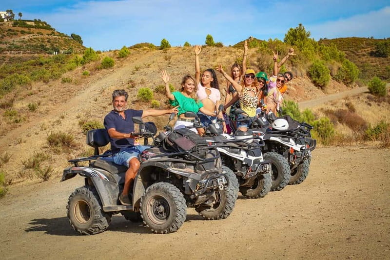 2 hours Quad Tour Marbella - 170€ per Quad up to 2 people - The Ojén hills bring the real scenery