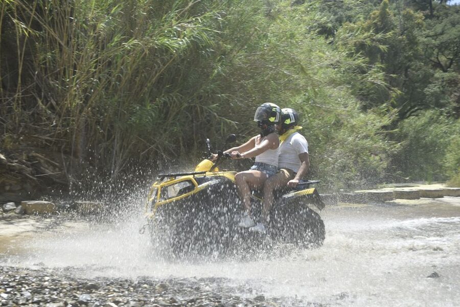 3 hours quad Mijas Tour (Price for quad 1-2 pax) - Returning through hills, vegetation, and rivers