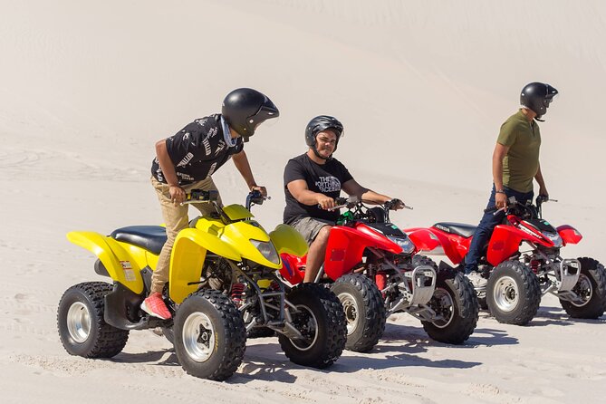 30 minutes Quad Biking, FREE Sandboarding and Content Creation - Getting comfortable on a quad bike