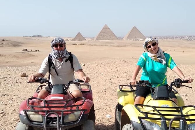 4-Hours Private tour Giza pyramids ,Sphinx ,Quad ATV & Camel Ride - Guides, flexibility, and the human side