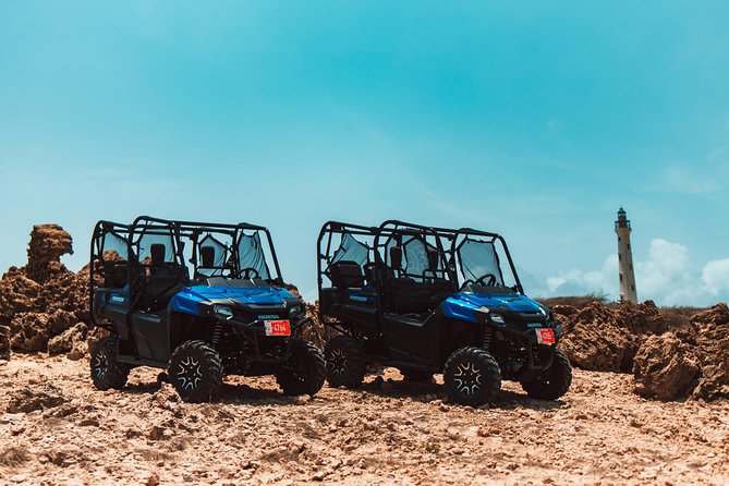 4 seat UTV Rental Adventure - Pickup in Oranjestad and the hotel transfer