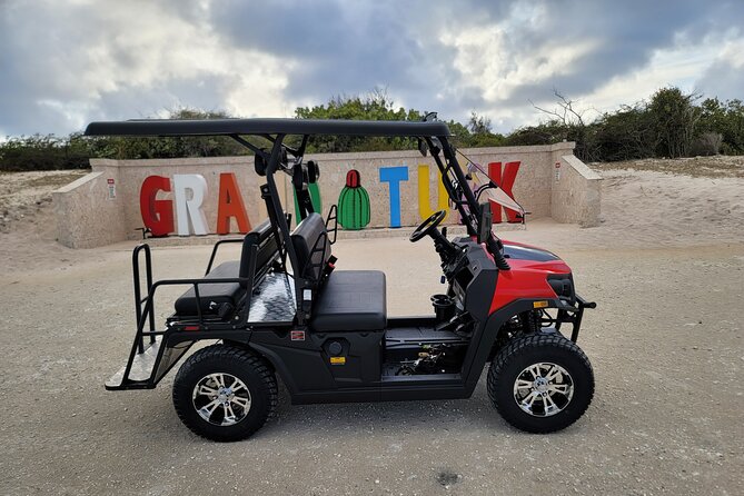4Seater UTV Golf Cart in Grand Turk - What you actually rent for $180