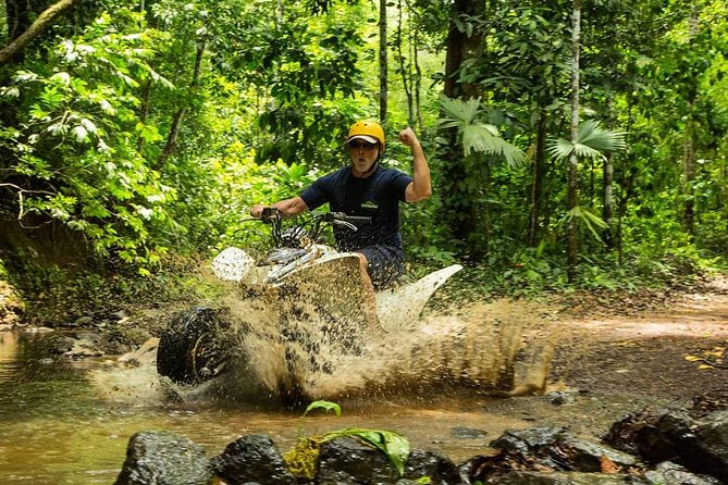 5 Hour Off-Road ATV+ Zipline+ Waterfall Rappelling+ Tractor Jungle Tour - What this Jaco adventure actually includes