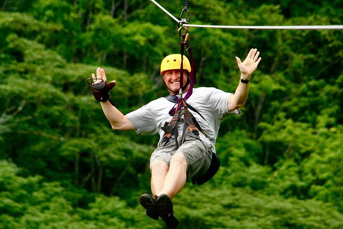 5 Hour Off-Road ATV+ Zipline+ Waterfall Rappelling+ Tractor Jungle Tour - The tractor ride and climb to the waterfall