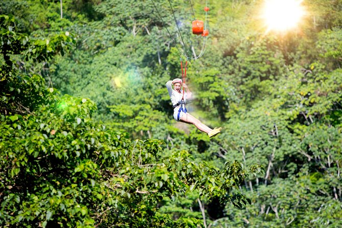 7 Tours Punta Cana: Zipline, Chairlift, ATV, Ride Horses, & More! - Zip lines with real height and a hard finish