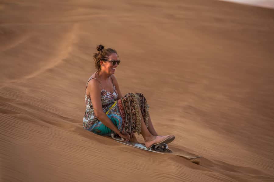 Abu Dhabi: Desert Safari, Quad Bike, Camels & Sandboarding - From Abu Dhabi streets to the Al Khatim Desert