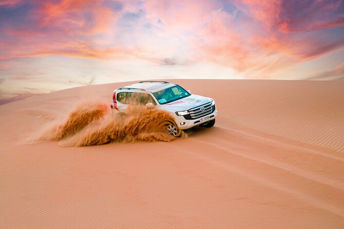 Abu Dhabi Morning Desert Safari: 4x4 Dune Bashing, Camel Ride and Sandboarding - Leaving Abu Dhabi at 7:30 am