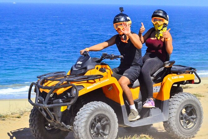 Adventure in Los Cabos Margaritas beach in ATV/UTV desert tour - From hotel pickup to the G-Force Adventures park