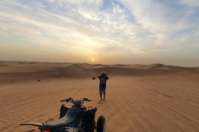 Adventure quad bike tour ( 2 hour private quad biking to deep desert ) - The possible camel farm visit