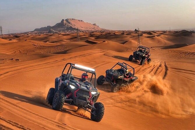 Adventurous Red Dune Desert Safari Deal with Quad Bike,Shows &BBQ - Pickup and the 4x4 question