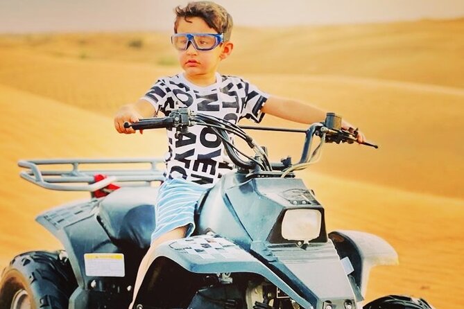 Afternoon Desert Safari with Quad Bike, Camel Ride and Sandboarding - Sandboarding on the high dunes