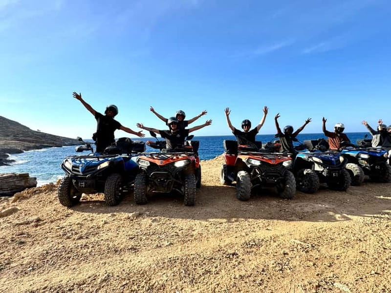 Ag. Pelagia Crete: Quad Safari to explore authentic villages - The first ride brings wide coastal views
