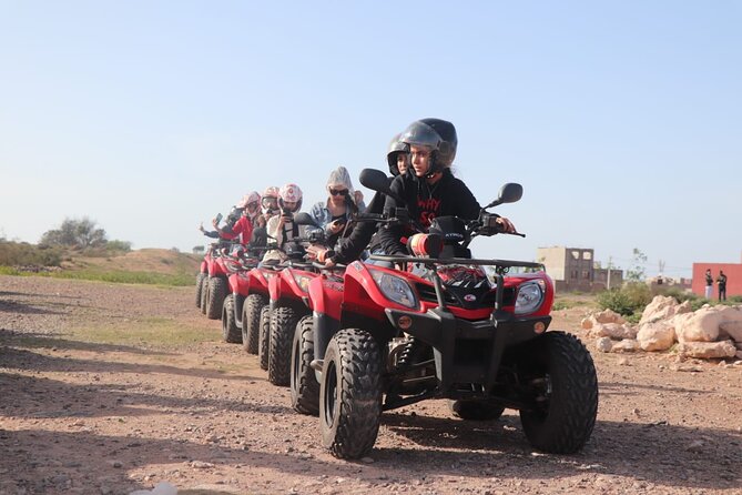 Agadir Quad ATV Adventure Tour with Berber Tea Experience - From Agadir hotel pickup to Ihchach