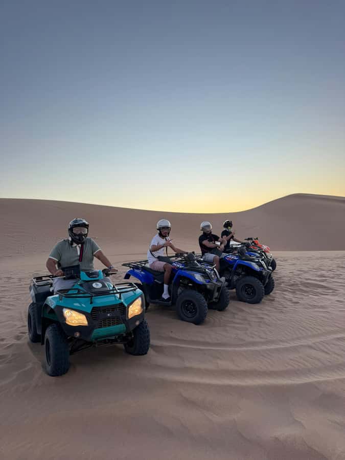Agadir: Quad Bike Desert&Beach Adventure with Free Pickup - Two hours through desert ground, hills, and villages