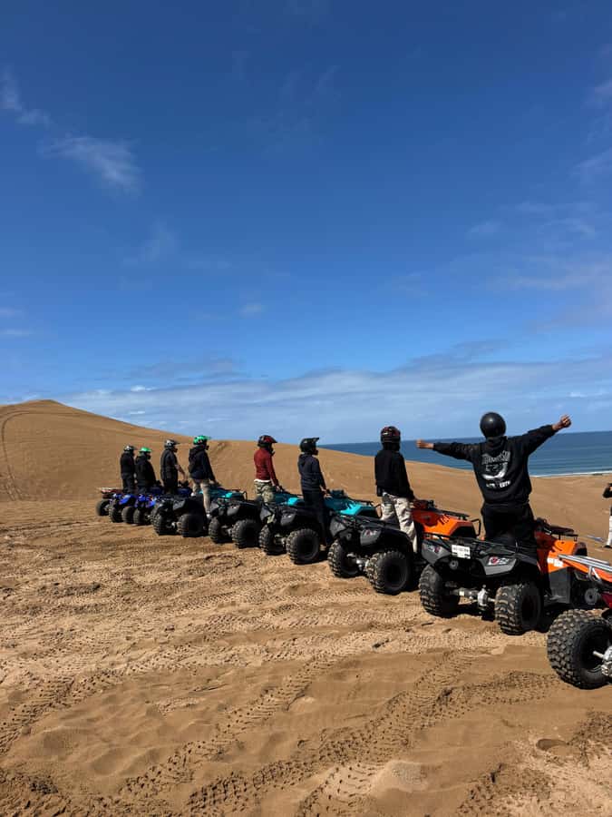 Agadir: Quad Bike Desert&Beach Adventure with Free Pickup - Sidi Toual Beach and the tea break
