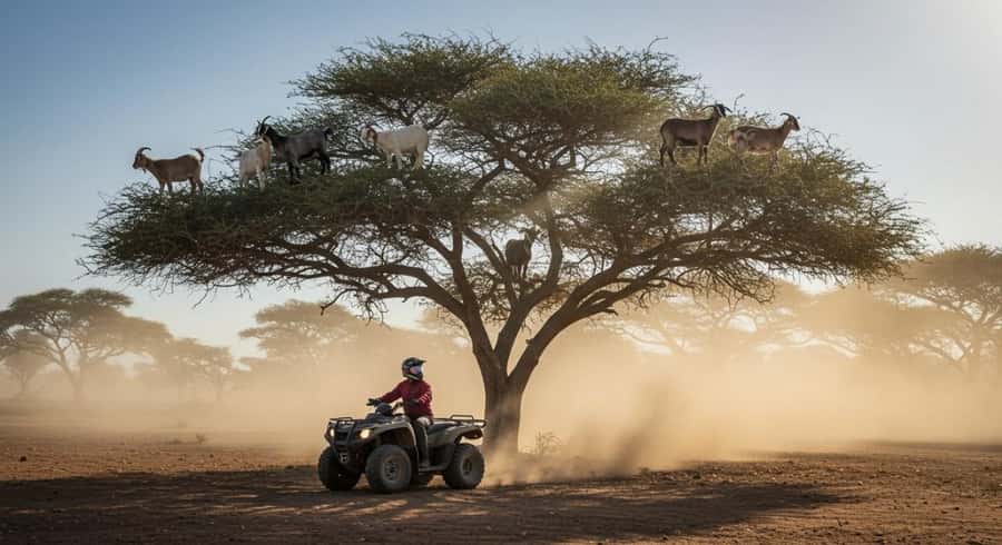 Agadir: Quad Bike Safari Desert With Moroccan Tea - The ride begins with a mountain road from Agadir