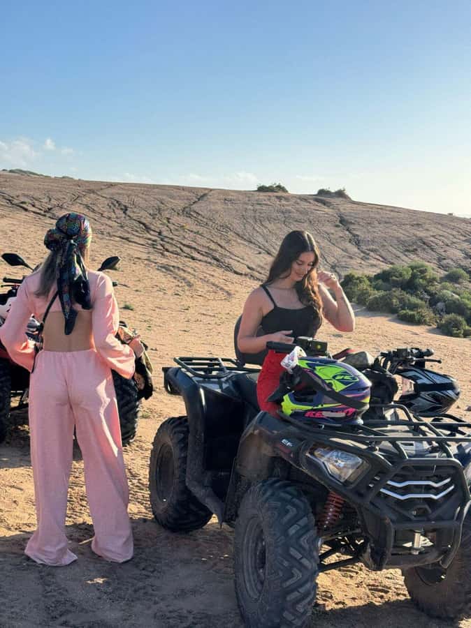 Agadir/Taghazout: Desert & Beach Safari Quad With Transfer - The camel ride and optional extras