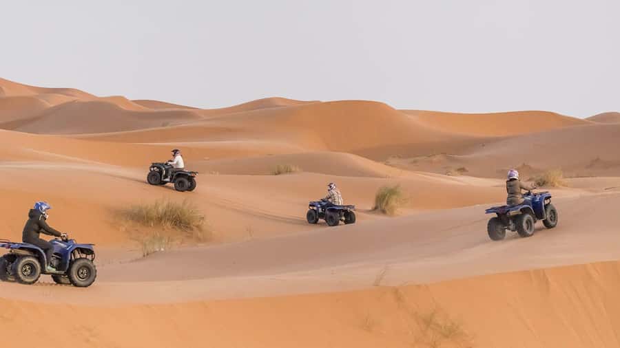 Agadir/Taghazout: Quad Bike and Sandboarding Tour - Tea, music, and a glimpse of village life