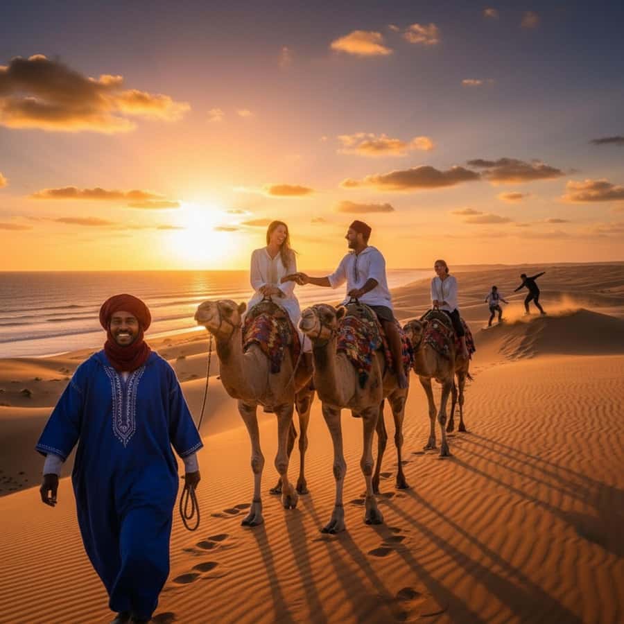 Agadir/Taghazout : Quad Bike & Camel Ride On The Beach - Key points at a glance