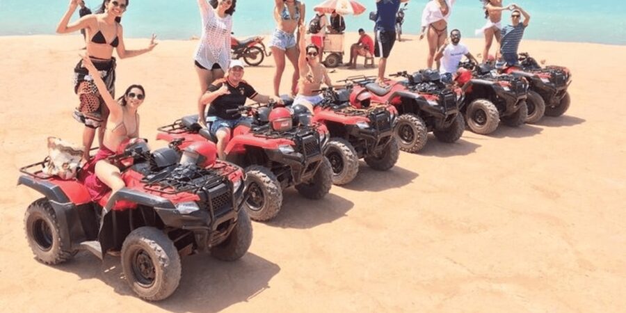 Agadir/Taghazout : Quad Bike Safari Desert - Mint tea, biscuits, and a local village stop