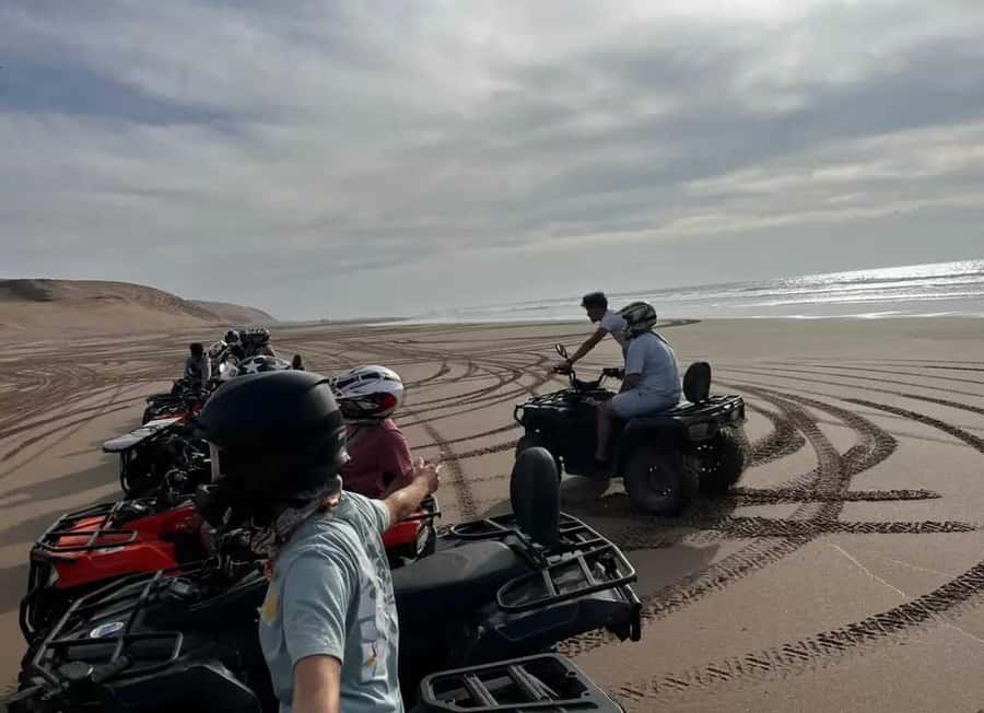 Agadir/ Taghazout: Safari Quad Bike on the Beach & Desert - Beach riding and Atlantic views