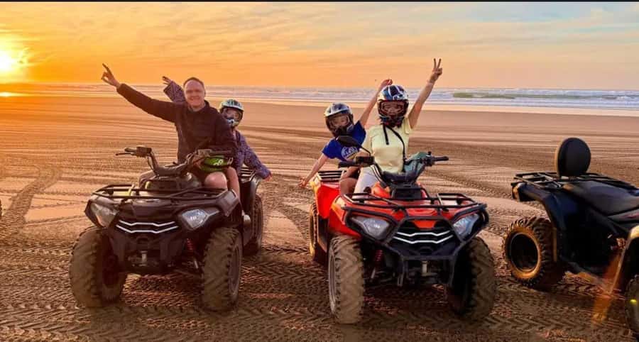 Agadir/ Taghazout: Safari Quad Bike on the Beach & Desert - Pickup from Agadir, Taghazout, Anza, or Tamraght