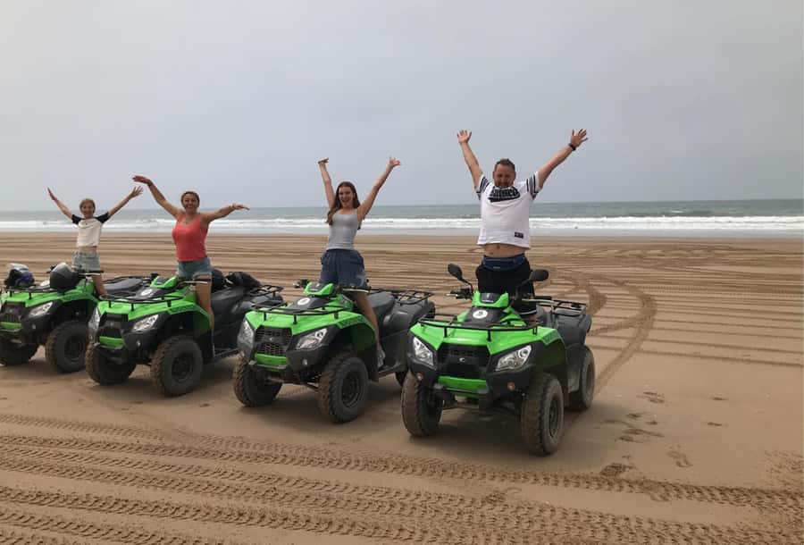 Agadir to Tifnit Desert: Quad Biking Tour with Sandboarding - Sandboarding on soft dunes