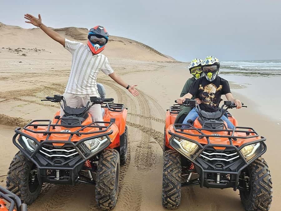 Agadir to Tifnit Desert: Quad Biking Tour with Sandboarding - Getting comfortable on the quads