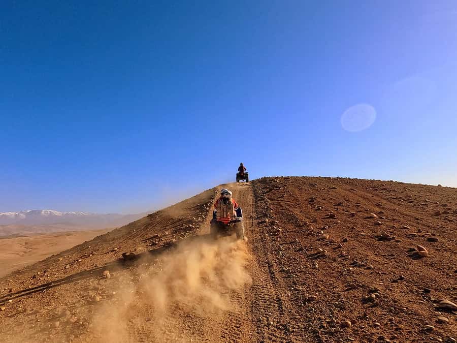 Agafay and atlas: Quad and camel experience - Wadis, villages, and Atlas Mountain views