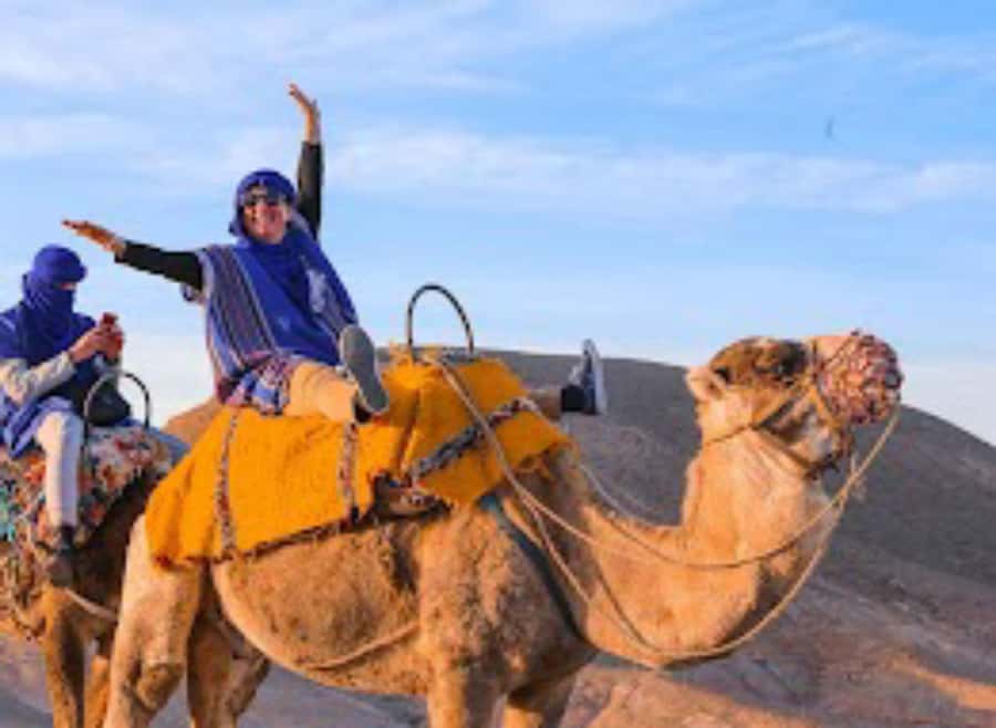 Agafay Desert Day: Quad Bike, Lunch & Swim Adventure - Pool time with rocky desert views