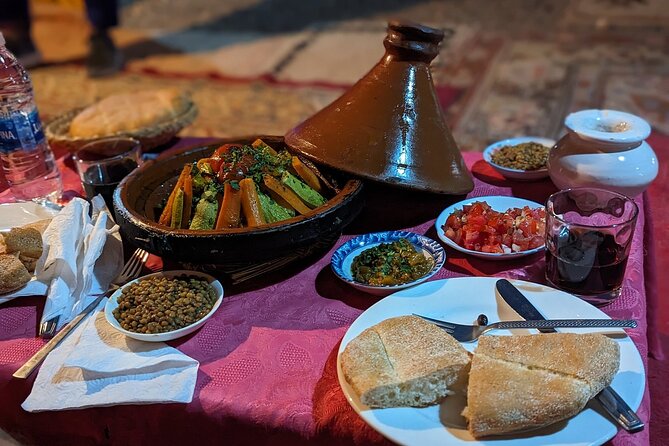 Agafay Desert Package, Quad Bike, Camel Ride and Dinner Show - The First Stops: Tea, Photos, and Local Products