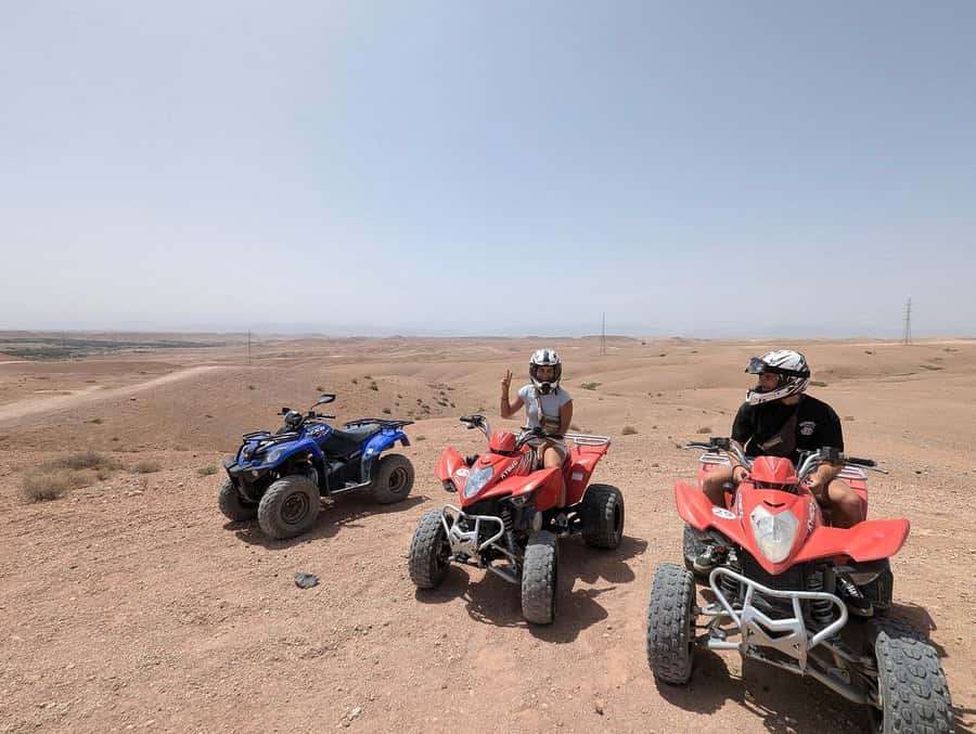 Agafay Desert: Quad Bike Experience with Lunch - Riding between dunes, villages, and camps