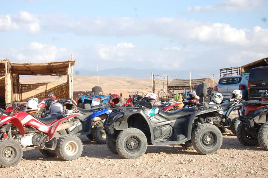 Agafay Desert: Quad Bike Experience with Lunch - A Moroccan lunch in a nomadic tent