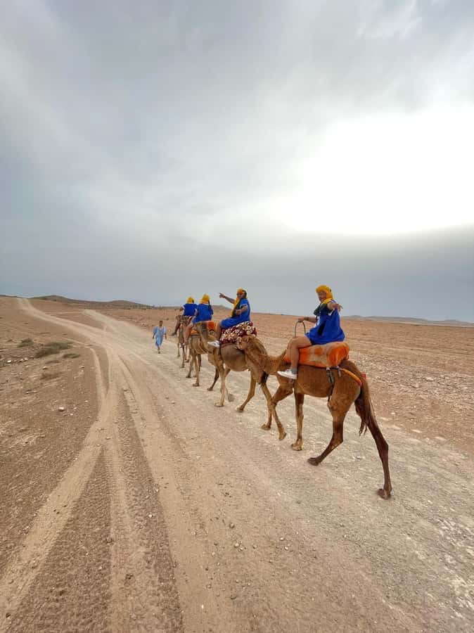 Agafay experience : Dinner with sun set camel or quad ride - Leaving Marrakesh for the Agafay Desert