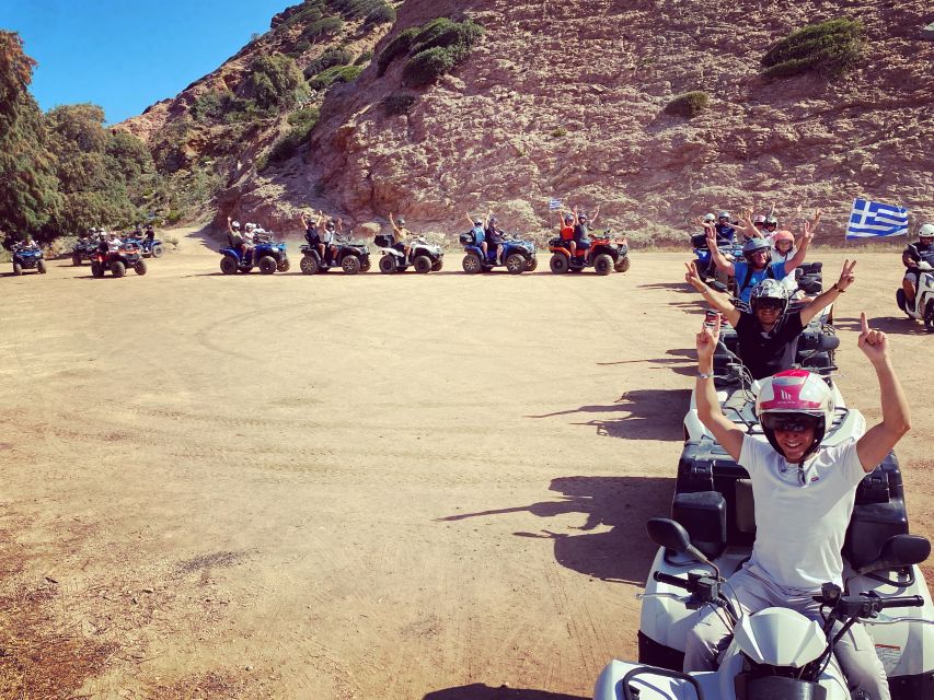 Agia Pelagia: Sunset or Morning Quad Tour & Ghost Town Visit - Down the old donkey road toward Fodele