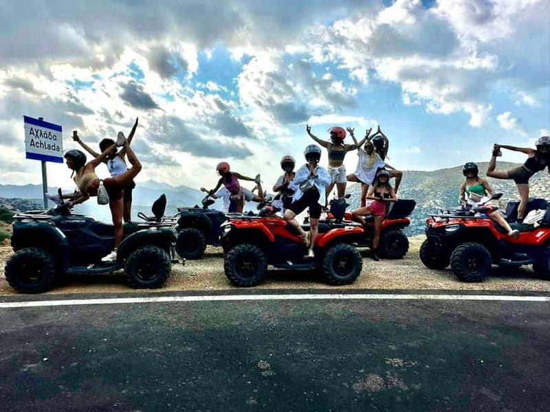 Agia Pelagia: Sunset or Morning Quad Tour & Ghost Town Visit - Returning to Agia Pelagia after dark