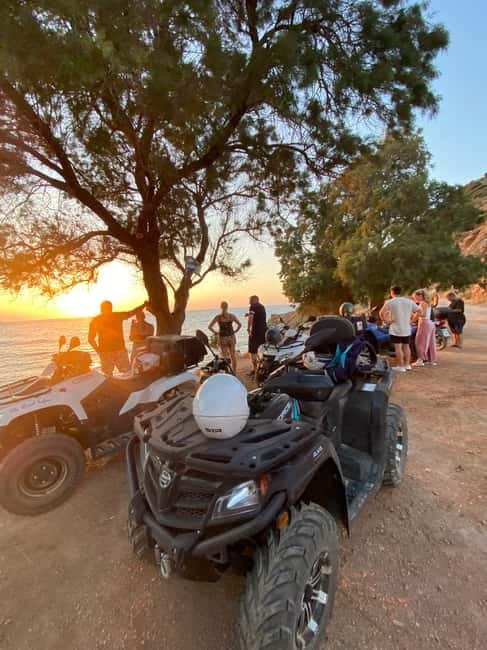 Agia Pelagia: Sunset or Morning Quad Tour & Ghost Town Visit - What the price includes and whether it is good value