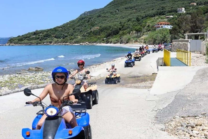 Agios Gordios: Corfu ATV Quad Tour with Lunch at Pink Palace - Pentati, Kato Garouna, and Agios Matheos