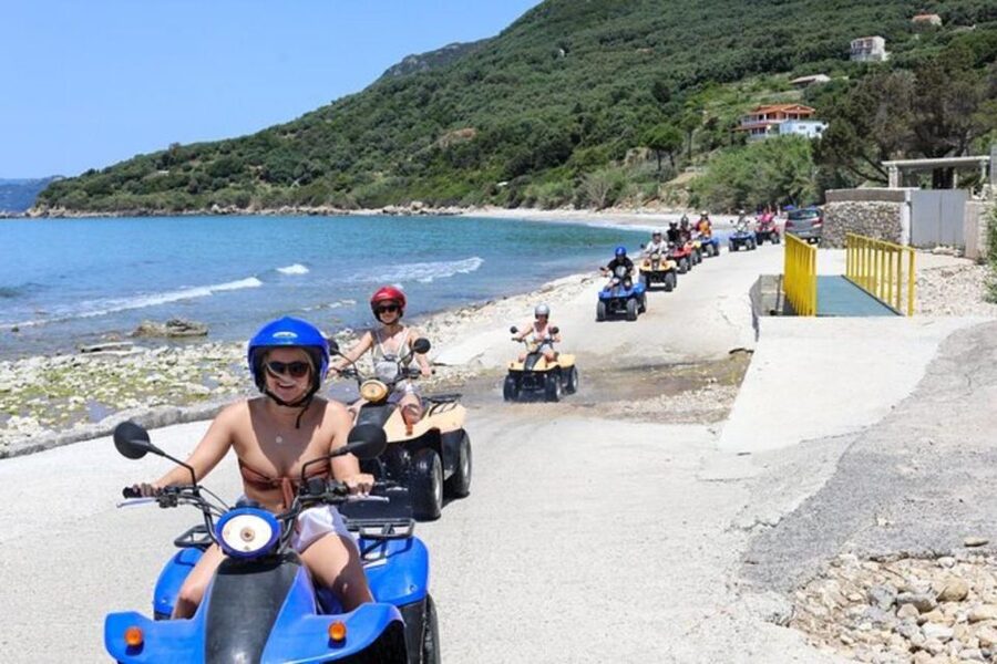 Agios Gordios: Corfu ATV Quad Tour with Lunch at Pink Palace - Sea views, cliff roads, and photo stops