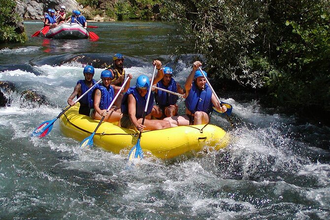 Alanya 3 in 1 Combo Full Day Tour Rafting Zipline Quad Bike - Getting ready for three mountain activities