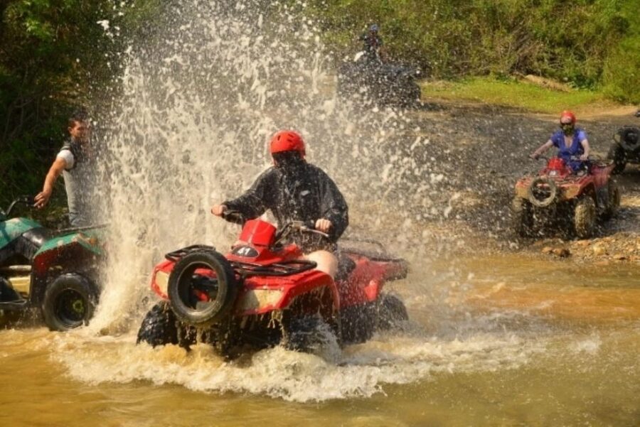 Alanya Quad Safari Tour 3 Hour - Getting used to the quad before the real ride