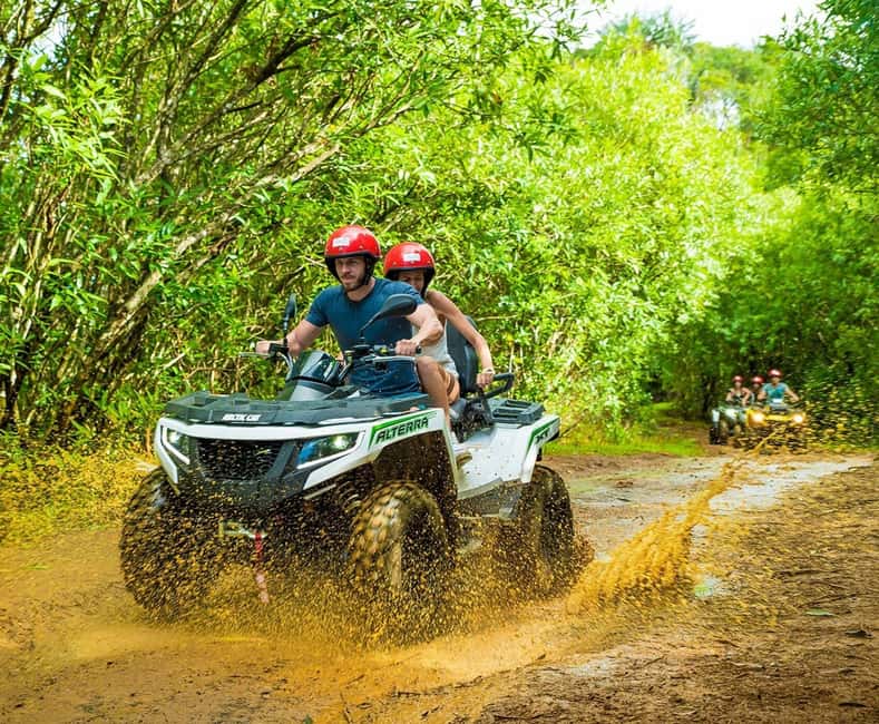 Alanya: Quad Safari with Hotel Pick-Up - The safety check before the first turn