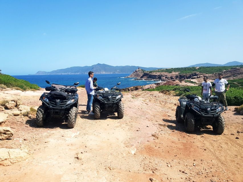 Alghero: Guided Quad Tour with Swim Stop - Lake Baratz and the return to Maristella