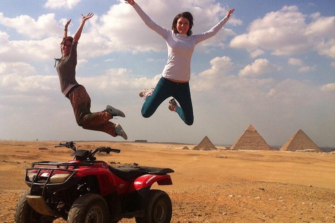 All inclusive Tour Giza Pyramids Sphinx Quadbike Camels Lunch - Lunch and shopping stops