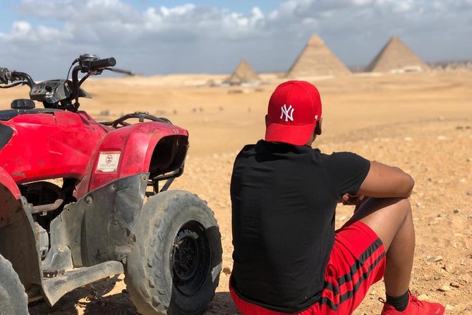 All inclusive Tour Giza Pyramids Sphinx Quadbike Camels Lunch - The Sphinx and Valley Temple