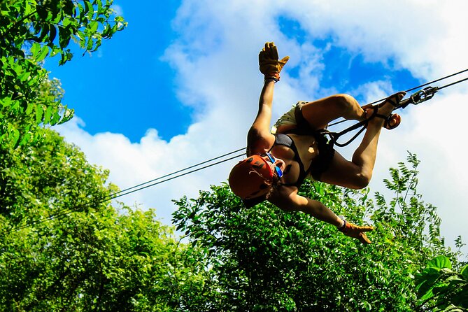 Amazing ATV Tour, Ziplines and Cenote Swim with Lunch and round trip included - The cenote is the calm center of the day