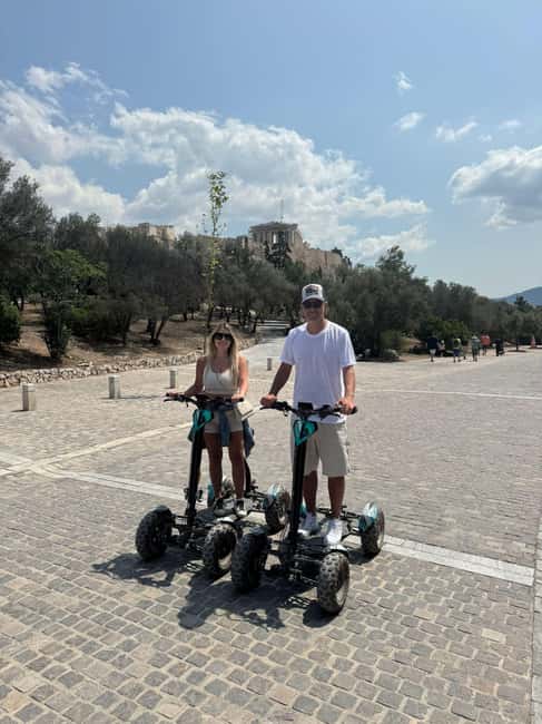 Ancient Athens Electric ATV Scooter Tour - The Acropolis views and Odeon of Herodes Atticus