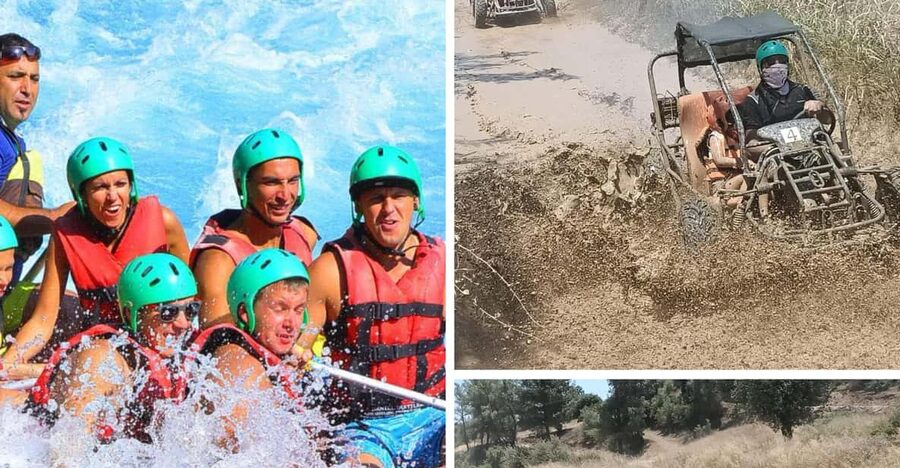 Antalya: Buggy or Quad and Rafting Tour with Lunch - Buggy or quad riding on rough trails