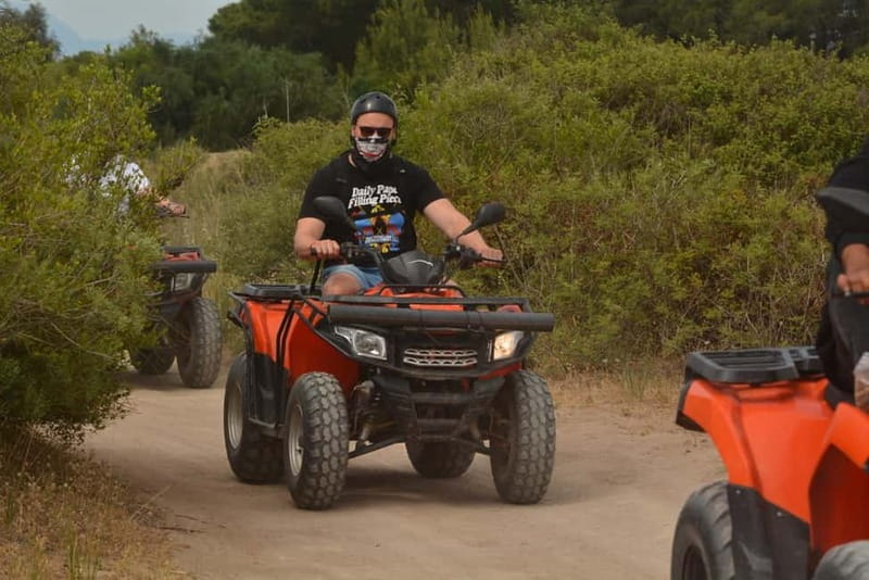 Antalya: Lara Beach Region Quad Safari - The first section: practice before the fun begins